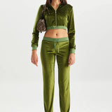 GINA CROP HOODIE