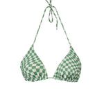 PSYCHEDELIC GREEN BIKINI TOP