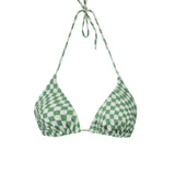 PSYCHEDELIC GREEN BIKINI TOP
