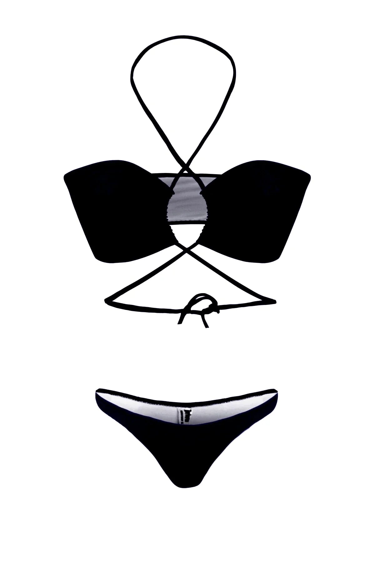 WILD BIKINI TOP