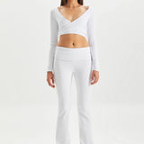 NINA WRAP CROP