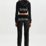TRINITY CROP HOODIE
