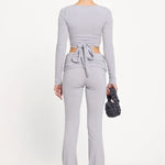 JOYCE WRAP CROP