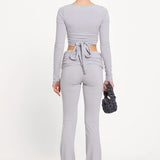 JOYCE WRAP CROP