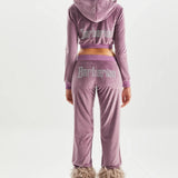 POPPY CROP HOODIE