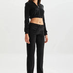 TRINITY CROP HOODIE