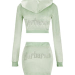 ARIEL CROP HOODIE