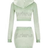 ARIEL CROP HOODIE