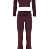 MADONNA PLUM SET